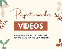 Proyectos sociales - VIDEOS
