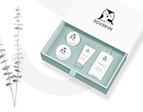 Сorporate style for the cosmetic brand "SOVSKIN"