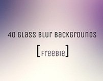 40 Glass Blur Backgrounds [Freebie]