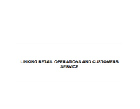 Retail Operation and Customer Service (2008)