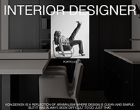 Interior designer - portfolio