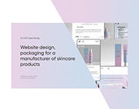 Website and packaging design