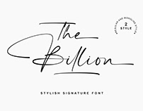 The Billion Signature Font