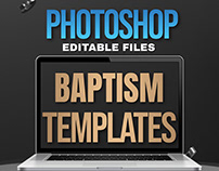 Baptism Tarpaulin Templates