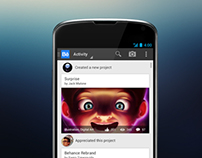 Behance App for Android Ice Cream Sandwich