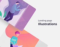 Landing page illustrations