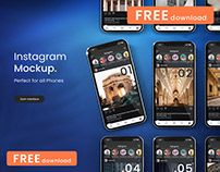 (FREE) Instagram Mockup Bundle for iPhone 12