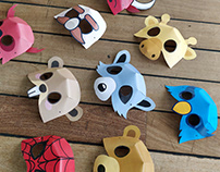 Printable Paper Masks Designs for DIY