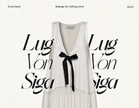 LUG VON SIGA CLOTHES - WEB DESIGN E-COMMERCE