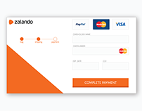 Credit card checkout UI