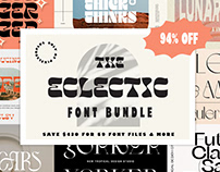 The Eclectic Font Bundle - 94% Off