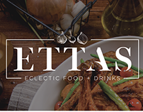 ETTAS Eclectic Food + Drinks: Brand Identity & Photog