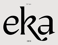 BM Agia (Typeface) - Farewell Neighbor