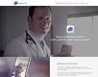 HealthChatPro Website App Mock Ups