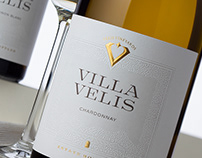 Villa Vellis Wine Label Design
