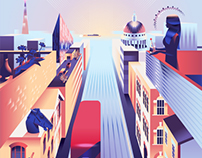 Airbnb trips – London poster