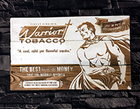 Warrior Tobacco | Vintage Style Sign