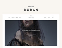 Ruban—E-commerce website redesign