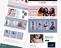 VASTRA Clothing Brand Website