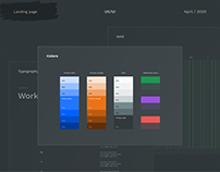 Landing page UI Kit Components