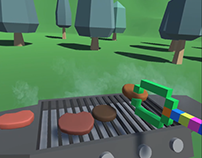 BARBECUE VR LOW POLY