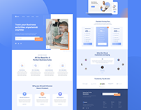 Aexm Business Suite Landing PAGE