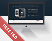 Business Website Web Design (Free PSD)
