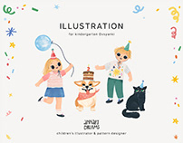 Illustrations for kindergarten Ovsyanki
