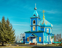 Сельская церквушка. Rural church in the Far East.
