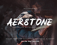 Aerstone Brush Font, Outdoor and Events