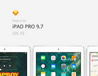 UI kit iPad Pro in Sketch
