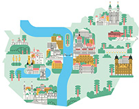 Monocle: Illustrated map of Hungary