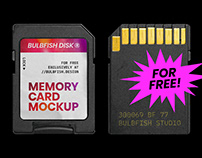[Free] Memory Card Mockup