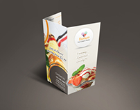 Bestaste Food Menu Trifold Brochure