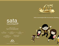 SATA CommHealth 65th Anniversary Greeting Seal Design