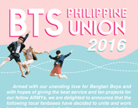 BTS Philippine Union 2016 - Posters