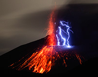 Dirty Thunderstorm - volcanic lightning