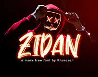 Zidan - Free Brush Font