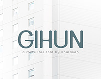 Gihun free font for commercial use
