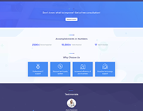 IT services website template