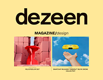 dezeen / magazine website