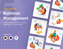 Business Management Illustration Concept