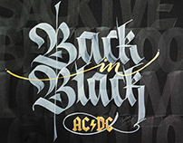 Classic Rock Calligraphy Posters Collection
