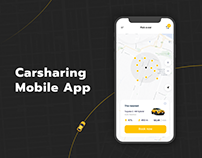 Carsharing mobile app
