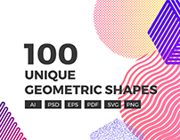 100 Unique Geometric Shapes