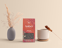 Amber Herbal Tea Branding Identity & Packaging