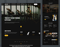 Gym Website Design