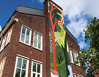 PostPlaza Hotel Mural. Leeuwarden. 2022
