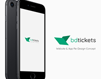 Bdtickets - Website & App Redesign Concept
