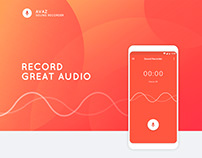 FREE Sound Recorder UI Kit for Adobe XD
